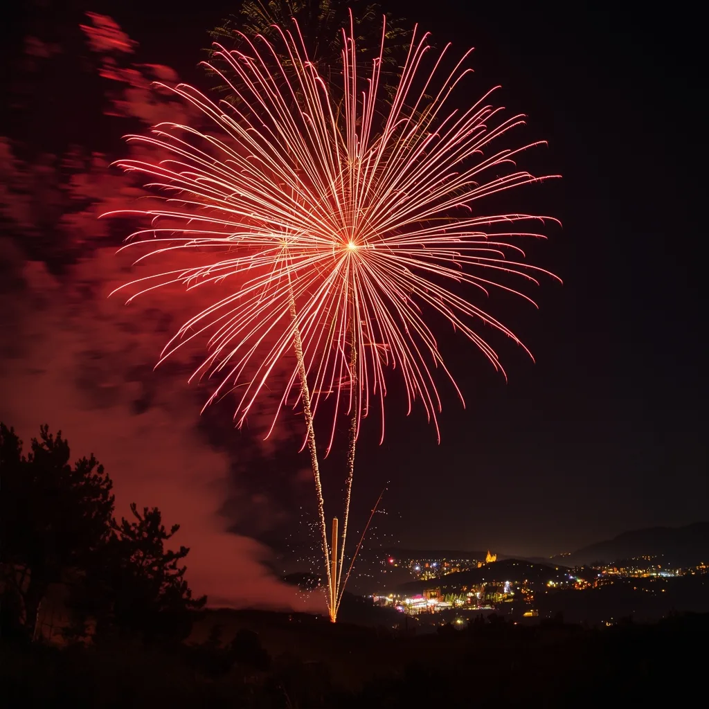 New year fireworks symbolizing fresh start and new beginnings celebration
